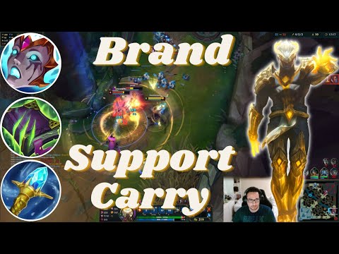 SEASON 13 RANKED: THIS IS HOW YOU CARRY YOUR SUPPORT GAMES WITH BRAND!