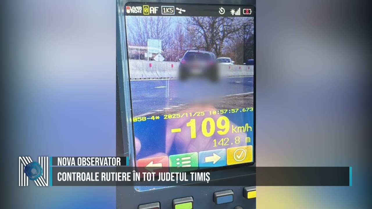 CONTROALE RUTIERE ÎN TOT JUDEȚUL TIMIȘ