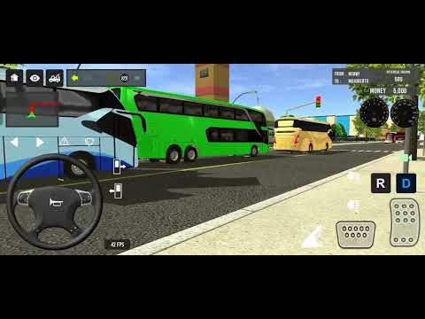 🤩BUS SIMULATOR INDONESIA || Bus🚌 Driving 👮 City euro coach bus simulator 🔥-Android Gameplay Bus 2024