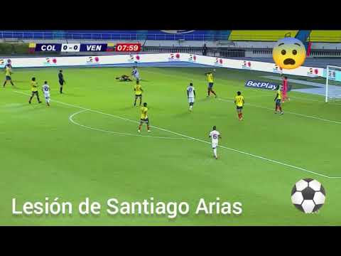 lesion de Santiago Arias eliminatorias catar 2022 Colombia vs Venezuela