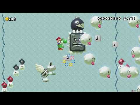 教授、ハピバでございます! 土管以外は自動　(AUTO) by 2B - Super Mario Maker - No Commentary 1bp