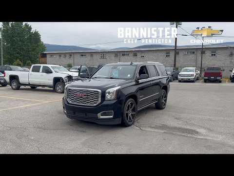 2018 GMC Yukon 4WD 4dr Denali in Black for sale at Bannister Chevrolet Penticton in Penticton, BC