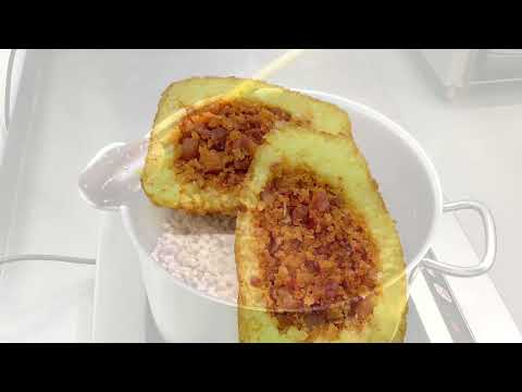 Arancino Calabrese, nduja, pancetta, piccante, Speed food, chez Alfio