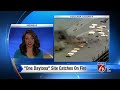 One Daytona Catches On Fire