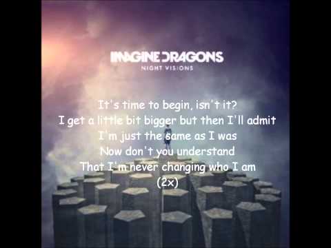Imagine Dragons - It's time (lyric)