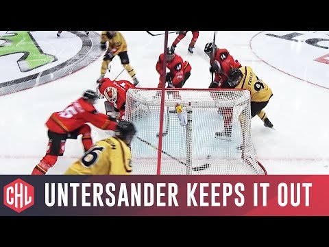 Ramon Untersander channels his inner Goalie
