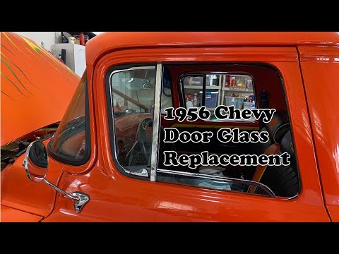 1956 Chevy truck door glass and weatherstrip replacement