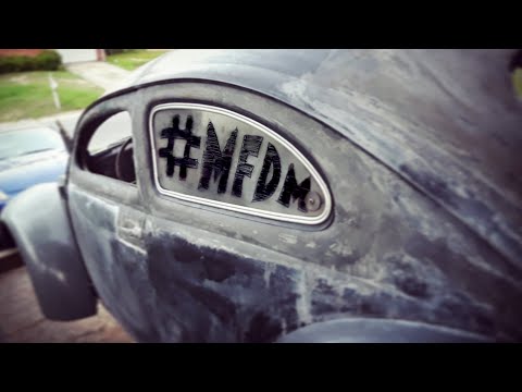 How to Make VW Beetle Pop Out Window - ROTTEN OLD 1956 VW Beetle - 111