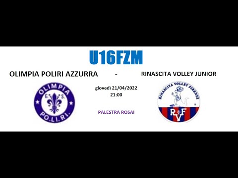 U16FZM - OLIMPIA POLIRI AZZURRA vs RINASCITA VOLLEY JUNIOR