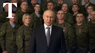 Vladimir Putin takes aim at the West in New Year speech