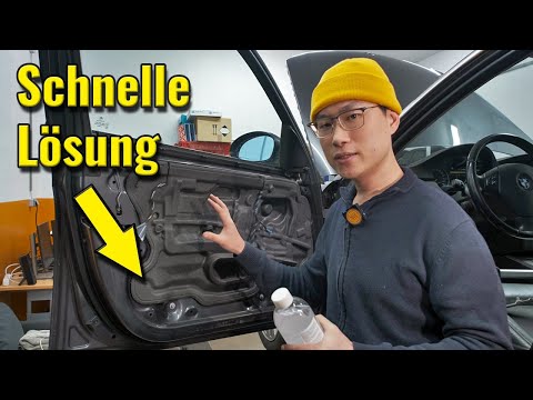 Typical BMW problem: Water in the footwell | Repairing door seals/sound insulation on 1, 3, and 5...