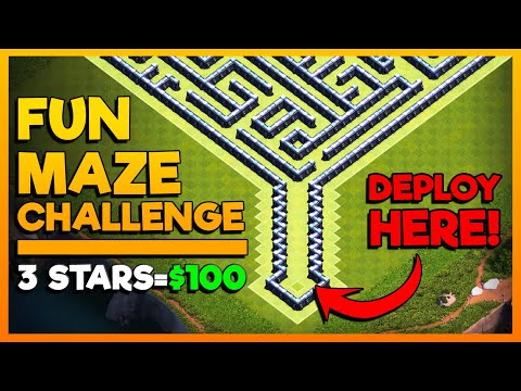 First to 3-Star THIS BASE Gets $100 - Clash of Clans Challenge