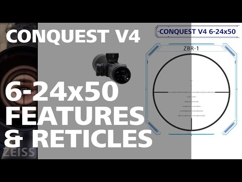 Conquest V4 6-24x50 Features and Reticles