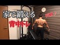 自宅で鍛える背中トレ!