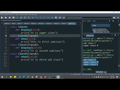 Hierarchical Inheritance In Python Python Inheritance Concept Python Tutorials For In Hindi 74