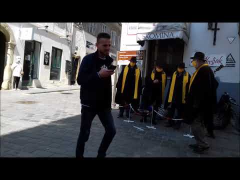 Klapa Škrljak u Radićevoj, Zagreb, 23.4.2021.
