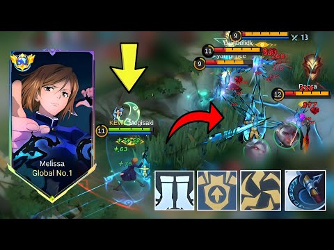 MELISSA FULL CRIT ITEM AND EMBLEM SETUP!! ( Insane Damage Hack! )