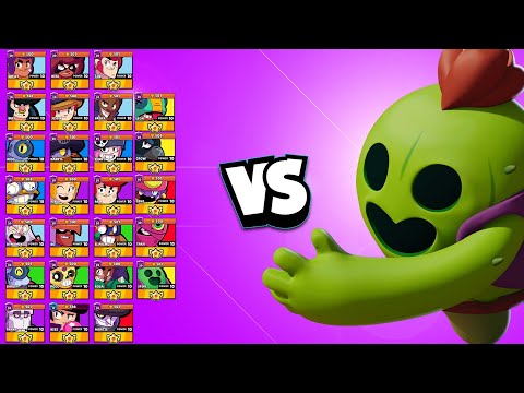 Spike 1v1 vs EVERY Brawler | The Tank Stopper Rules!