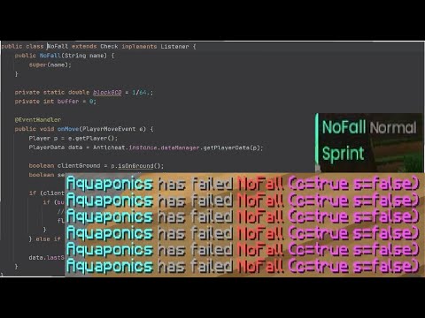 Minecraft Anticheat #2 - NoFall (A) Check | Spigot 1.8