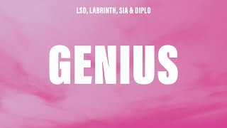 Download lagu LSD - Genius (Lyrics) ft. Labrinth, Sia & Diplo mp3