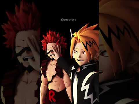 Kirishima e Kaminari Chomp MHA #134 #shorts