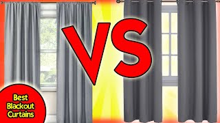 BEST BLACKOUT CURTAINS | Nicetown Blackout Curtains VS Target Room Essentials Light Blocking Curtain