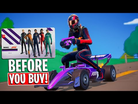 NEW F1 RACERS BUNDLE coming to Fortnite! 11 Edit Styles!