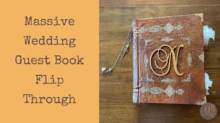 Guest Book and Seating Chart Tome Flip Through