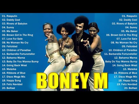 Best of Boney M Greatest Hits Full Album - Disco 70s & 80s || Rasputin, Daddy Cool, Sunny