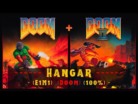 Doom + Doom II (100%) Walkthrough (Doom: E1M1: Hangar)