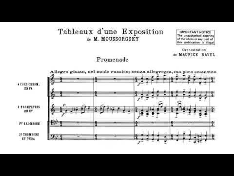 Mussorgsky (orch. Ravel) - Pictures at an Exhibition - Promenade (1/15)