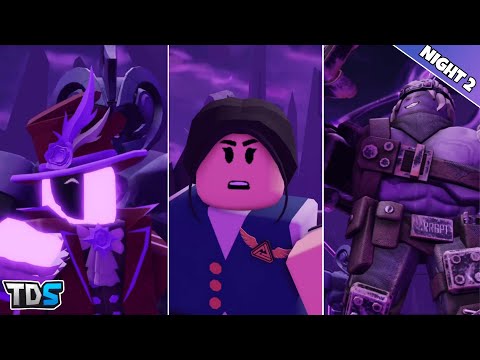 Null & Void Night 2 ALL CUTSCENES | Tower Defense Simulator