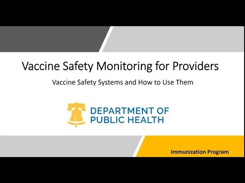 Vaccine Summer Series Pt. 6 VAERS (for Providers)