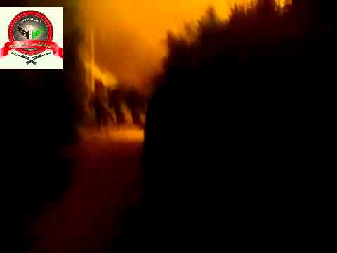 تمشيط المباني بعد السيطرة علهيا من قبل كتيبة الشهيد أحمد الخلف في صيدا في محافظة درعا