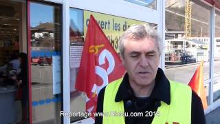 preview picture of video 'Travail dimanches : Carrefour faverges 2014'