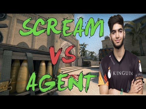 CSGO: POV Kinguin ScreaM vs AGENT (33/12) mirage @ DreamHack Open Summer 2015