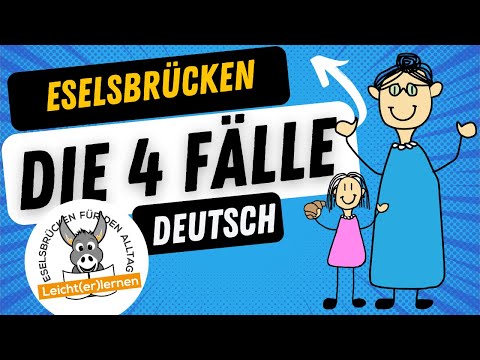 Einfache Eselsbrücken für die 4 Fälle im Deutschen | Genial & leicht merken!