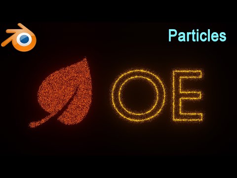 How to make Particles from an Object in Blender - 235