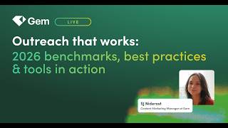 Outreach that works: 2026 benchmarks, best practices, and tools in action.