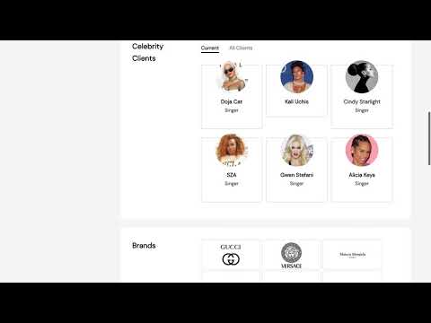 How to View Celebrity Clients | Moda Database