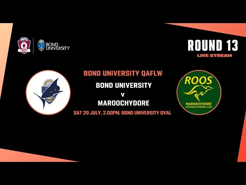 LIVE QAFLW ROUND 13 - Bond University v Maroochydore