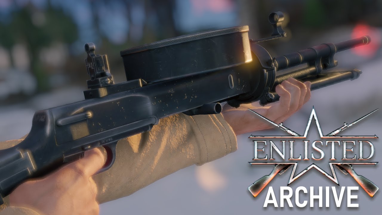 Enlisted Showcase - Degtyaryov DT-29