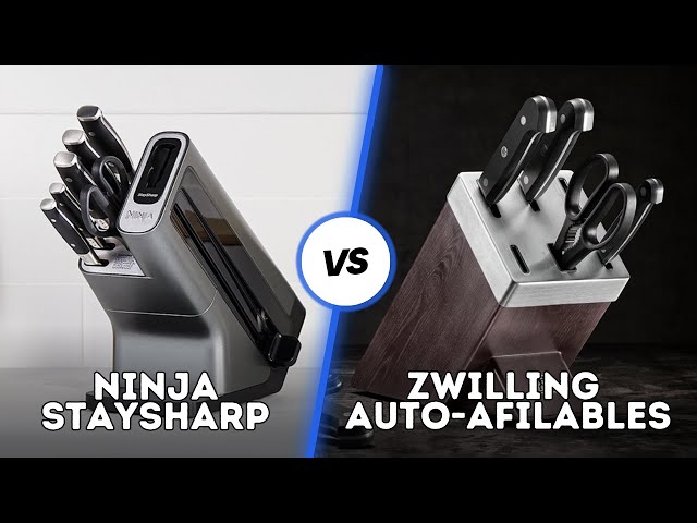 Vídeo relacionado con ZWILLING Bloque de cuchillos auto-afilables de 7 piezas, Bloque de madera, Cuchillos y tijeras con mango especial de acero inoxidable/plástico, Gourmet