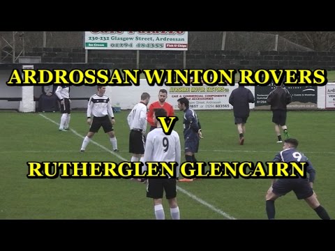 Ardrossan Winton Rovers v Rutherglen Glencairn 19th December 2015