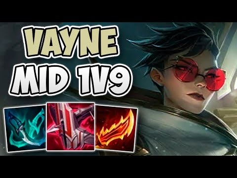 INSANE KOREAN CHALLENGER MID VAYNE 1V9 CARRY | CHALLENGER VAYNE MID GAMEPLAY | Patch 12.10 S12