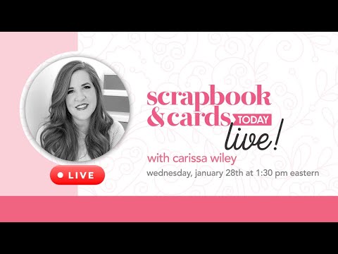 SCT Live With Carissa Wiley: Crushing on COLOUR! #cardmaking #cardmakinginspiration
