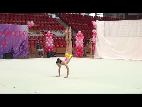 Hornikova Dominika Princess cup Prievidza 2020 rhytmics gymnastics free routine