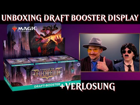 MTG Streets of New Capenna Unboxing Draft Booster Display | Magic the Gathering deutsch | Trader