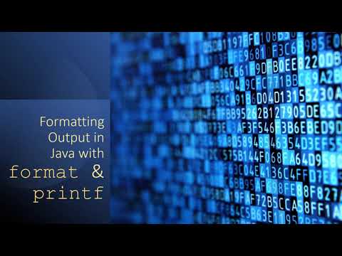 Using printf & System.out.format in Java
