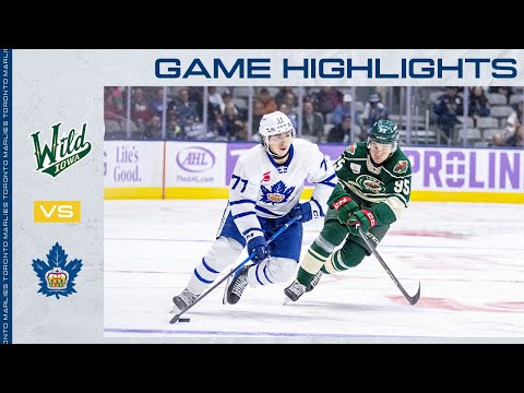 Toronto Marlies vs. Iowa Wild | Game Highlights | November 22, 2025